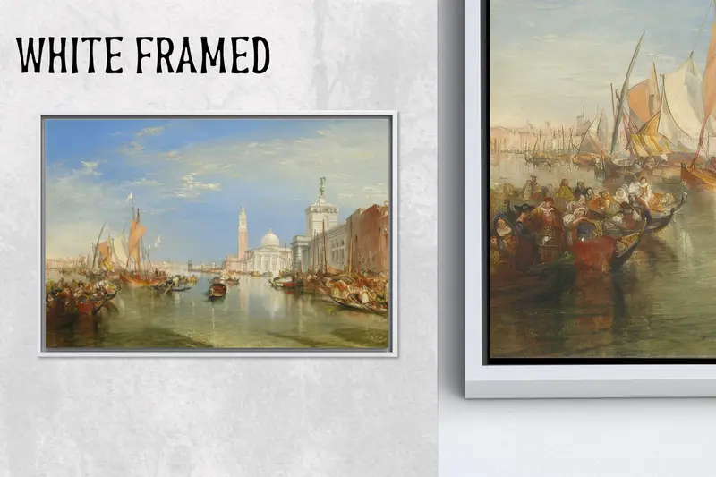 Venedik Kanvas Tablosu: Madonna della Salute Sundurması Baskı