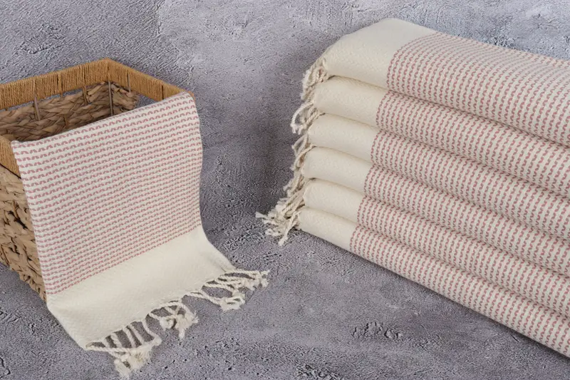 Turkish Tea Towel, Wedding Favors, Personalized Dish Towel, Holiday Towel, Housewarming Gift, Valentines Day Gift Idea, 40x20 Cotton Diamond Towel - 3
