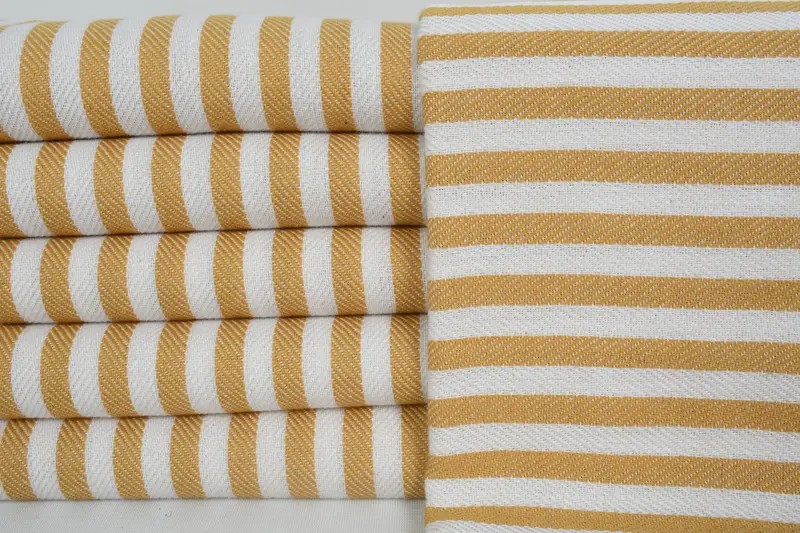 Bachelorette Party Decorations, Home Gift, Bridal Shower Gift, 70x40 Cotton Striped Towel, Handwoven organic Turkish towel for spa, Absorbent towel - 1