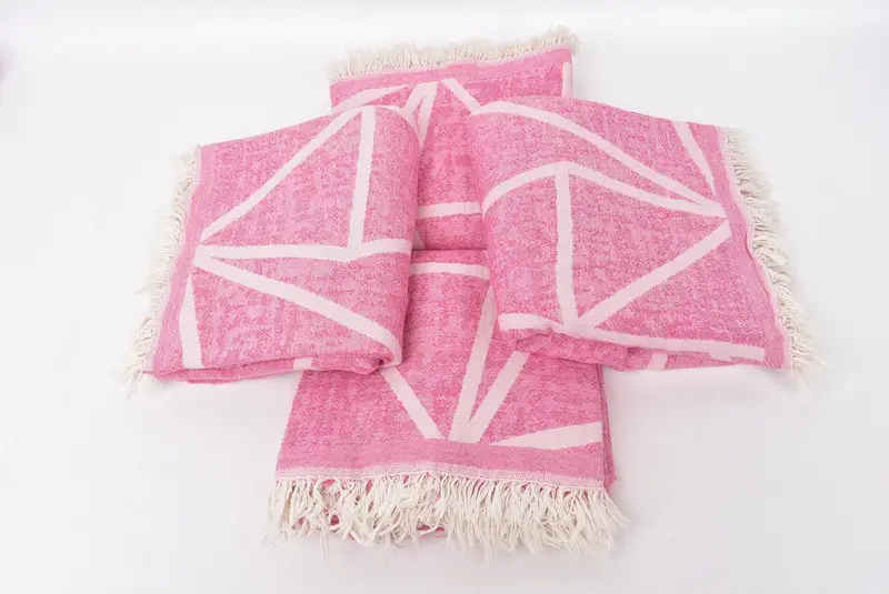 Sand-free towel, Handmade Gift, 70x40 Cotton Asymmetric Design Towel, Turkish Towel Set, Bridesmaid Favors, Spa Gift Towel, Custom Wedding Gifts - 7