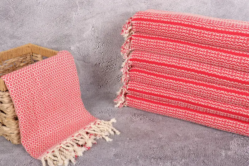 Bachelor Party Gifts, 70x40 Cotton Diamond Towel, Fouta towel, Lightweight Turkish towel for beach, Wedding Towel, Peshtemal Towel, Absorbent towel - 3