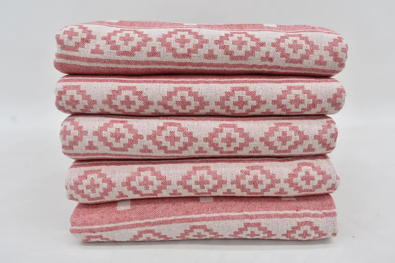 86x56 Cotton Kilim Towel, Bridal Shower Gift, Decorative Blanket, Bachelorette Party Gifts For Bride, Memorial Gift, Woven Throw Blanket - 4
