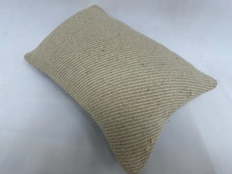 Traditional Cushion, Ethnical Kilim Rug Pillow, 12x20 Beige Cushion Cover, Cotton Pillow, Cushion Case, Antique Pillows, Kilim Cushion Sham - 6