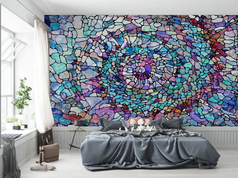 Elevate Your Space with Trendy, Colorful Printed Wallpaper