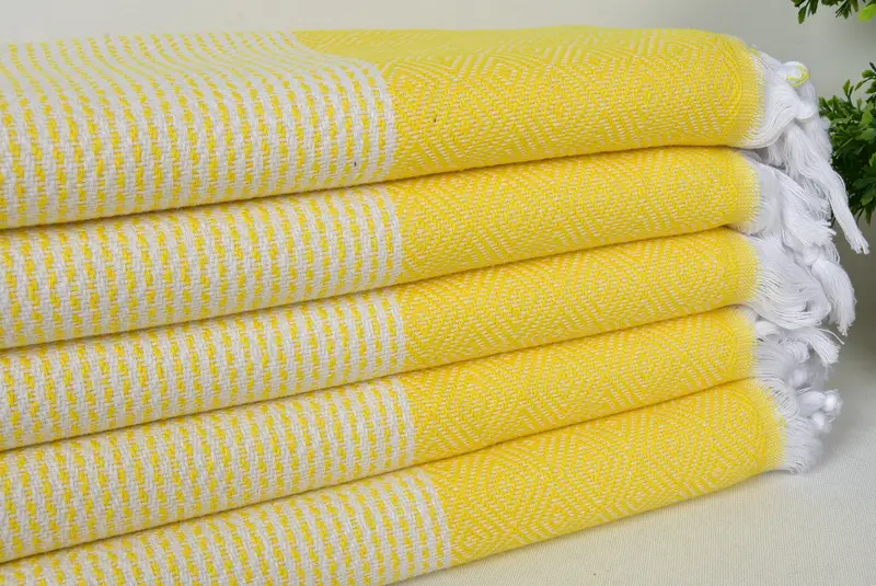 Gift For Wedding Day, Bachelorette Party Gift, Quick-Dry Beach Towel, Valentines Day Gift, 70x40 Cotton Diamond Towel, Quick-dry peshtemal - 3