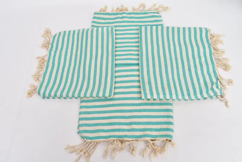 Monogram Mutfak Havlu, En İyi Düğün Hediyesi, Türk Çay Havlusu, Kişiselleştirilmiş El Havlusu, 40x18 Pamuklu Çizgili Havlu, Sevgililer Günü Hediye Fikri - 6