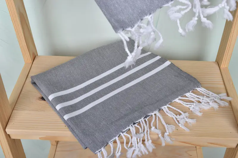 Gift For The Home Decor, 40x24 Cotton Striped Towel, Custom Hand Towel, Bachelorette Party Favor, Personalized Kitchen Towel, Monogrammed Hand Towel - 5
