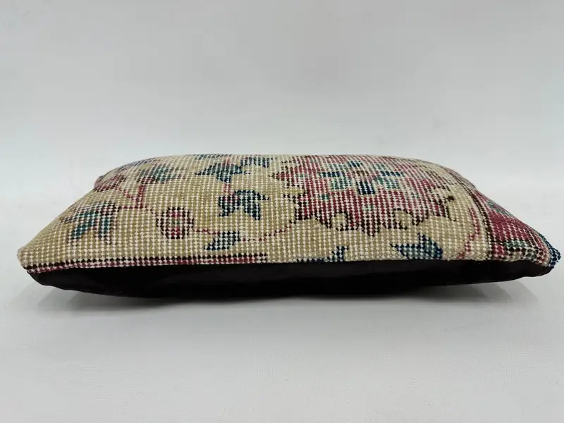 Pillow for Couch, 8x16 Beige Cushion Cover, Vintage Pillow, Pillow Sham, One Of A Kind Cushion, Oriental Cushion Cover, Kilim Cushion Sham - 5