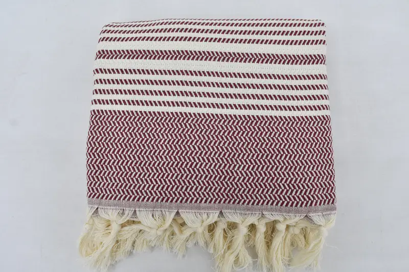 Bachelorette Party Gifts, Eco-Friendly Turkish Towel, Wedding Gifts Towel, 70x40 Cotton Striped Towel, Hammam towel, Welcome Wedding Gift - 7