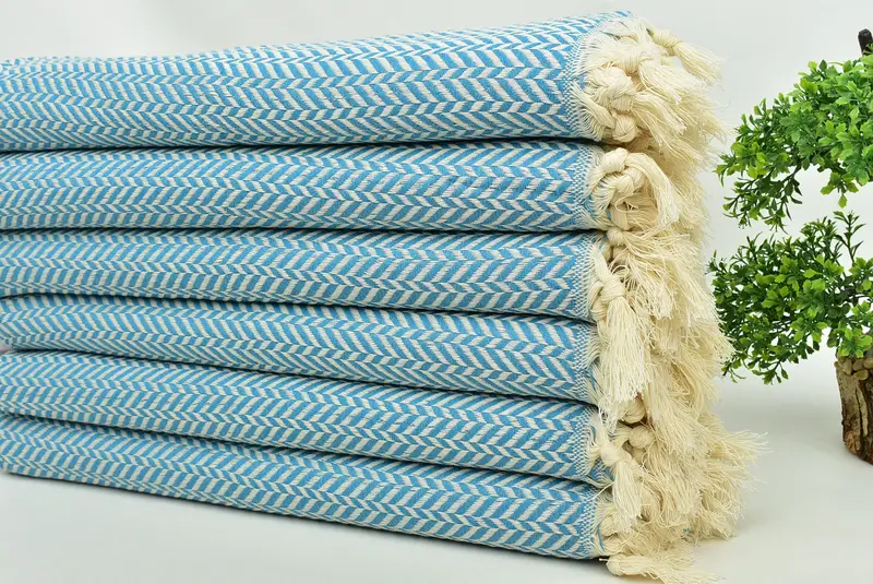 Özel Düğün Hediyeleri, Kişiselleştirilmiş Hediye, 36x18 Pamuklu Chevron Havlu, Monogram Mutfak Havlu, Mutfak Havlu, Özel Türk Havlu, Büyükanne Hediyesi - 3