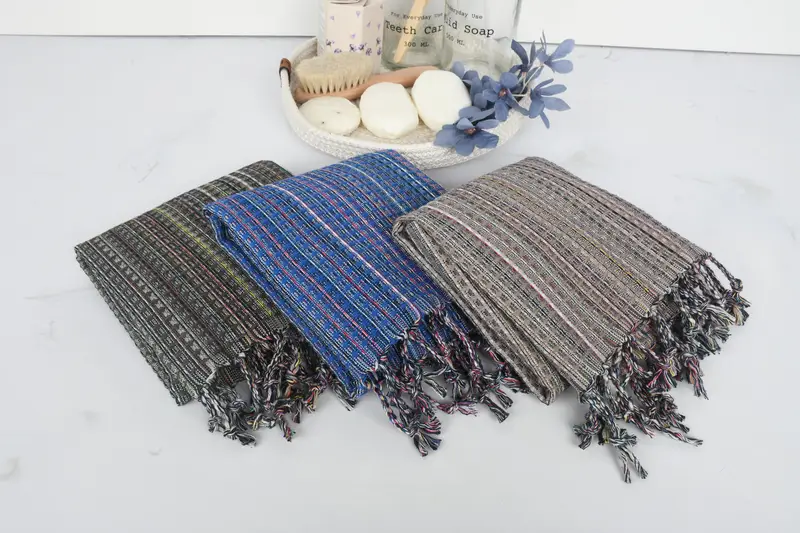 Wedding Gift Ideas, Wedding Favors, Kitchen Towel, Bridesmaid Towel, Monogram Towels, Xmas Gifts, Bathroom Towels, 38x18 Cotton Geometric Towel - 8
