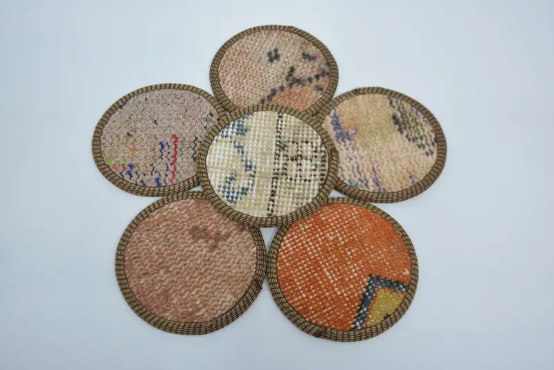 Montaña rusa Kilim naranja y blanca, montaña rusa única de decoración del hogar Boho