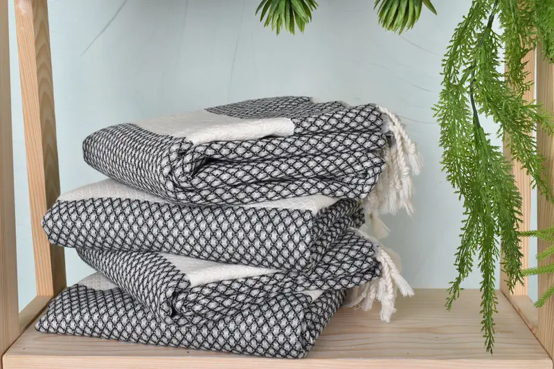 Travel towel, Spa Towel, Bachelorette Party Gifts, 68x36 Cotton Geometric Towel, Soft towel, Gift For Best Friend, Quick-dry travel peshtemal towel - 7