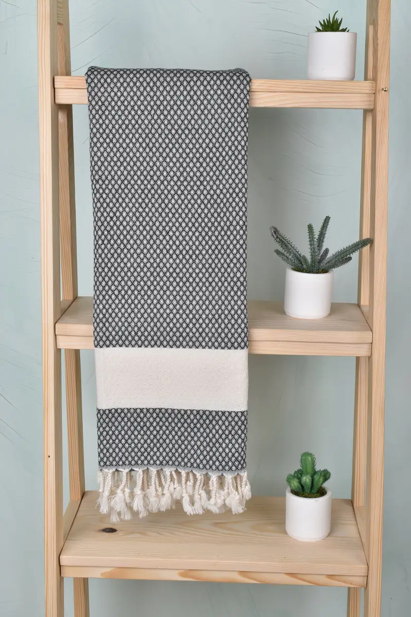 Travel towel, Spa Towel, Bachelorette Party Gifts, 68x36 Cotton Geometric Towel, Soft towel, Gift For Best Friend, Quick-dry travel peshtemal towel - 8
