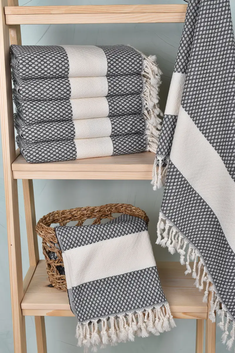Travel towel, Spa Towel, Bachelorette Party Gifts, 68x36 Cotton Geometric Towel, Soft towel, Gift For Best Friend, Quick-dry travel peshtemal towel - 3