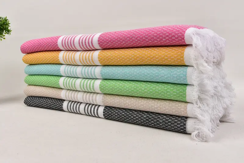 70x40 Cotton Striped Towel, Personalized Gift, Gym Towel, Bachelor Bachelorette Party Favors, Valentines Day Gift For Him, Monogrammed Beach Towel - 3