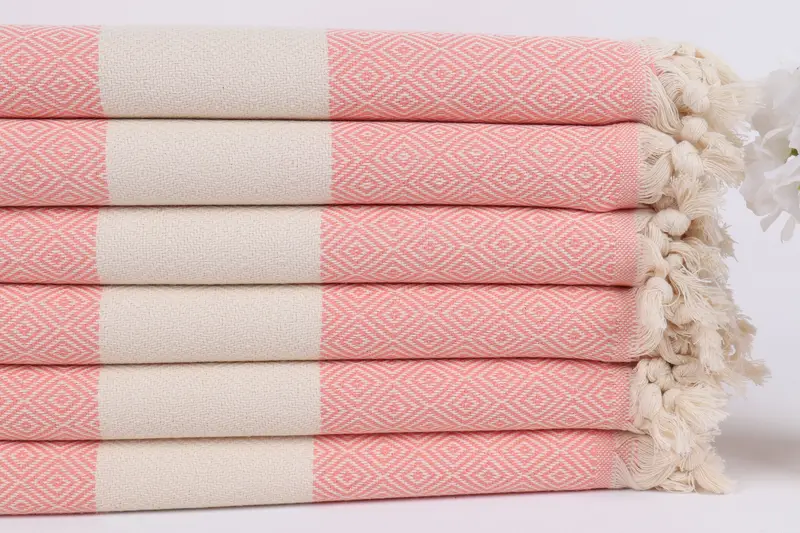 Best Friend Gift, Turkish Towel Beach, Handmade Turkish Towel, 70x40 Cotton Diamond Towel, Bridesmaid Gifts Personalized, Bachelorette Party Gift - 3