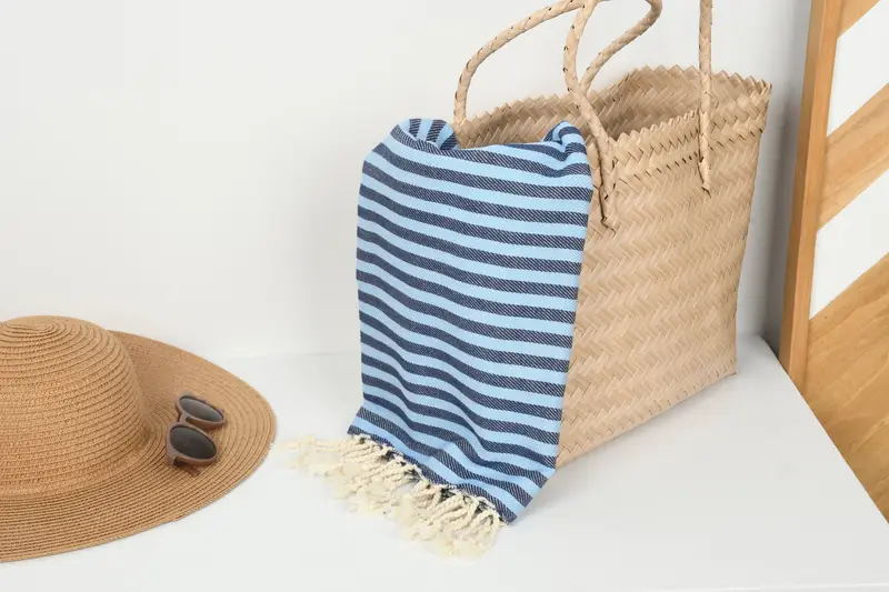 Turkish towel, 70x40 Cotton Striped Towel, Gym Towel, Engagement Gift, Bachelorette Party Gifts For Bride, Peshtemal Towel, Bachelorette Party Gift - 8