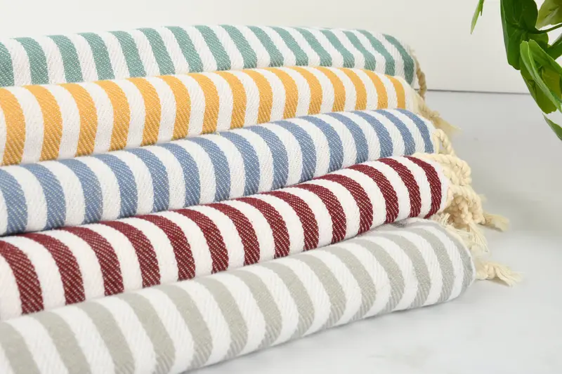 Turkish towel, 70x40 Cotton Striped Towel, Gym Towel, Engagement Gift, Bachelorette Party Gifts For Bride, Peshtemal Towel, Bachelorette Party Gift - 3
