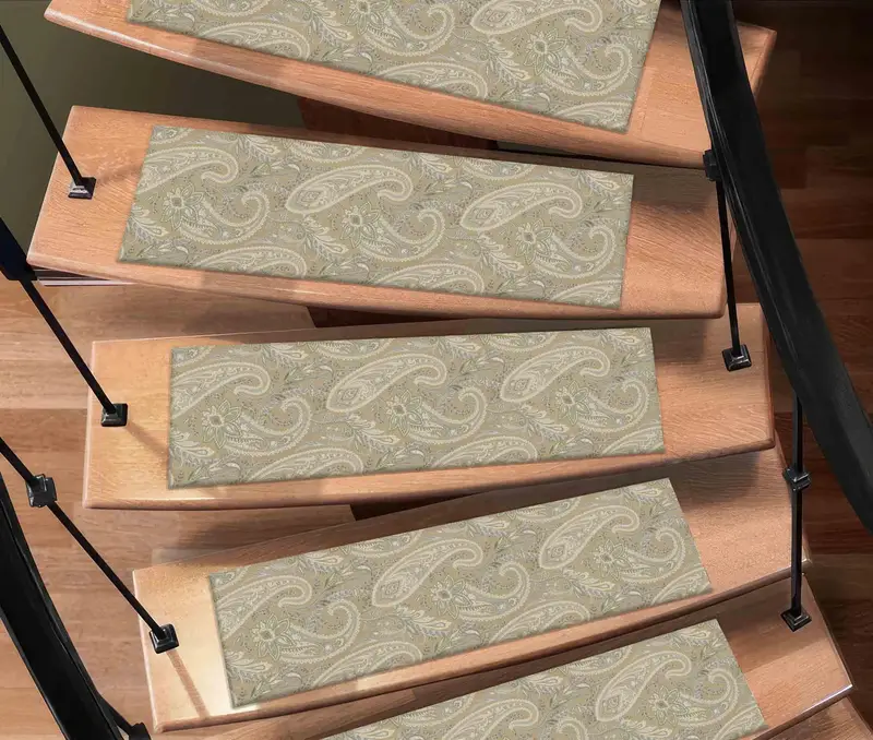 Brown Bohemian Ethnic Printed Rug with Trendy Navajo Kilim Design