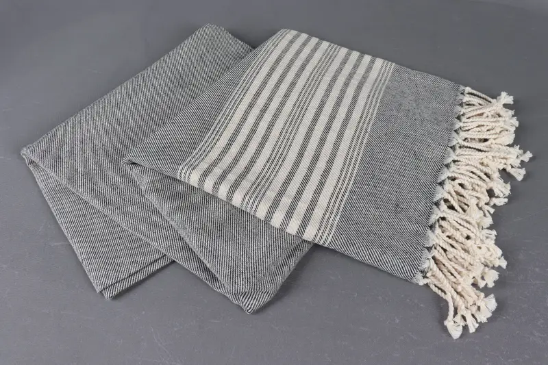 Personalized Gift For Him, Lightweight towel, Beach Towel Personalized, 70x40 Cotton Striped Towel, Wedding Favors, Personalized Beach Towel - 7