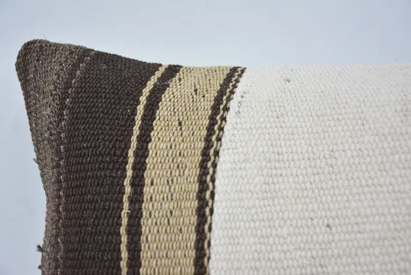 Vintage Kilim Pillow, Vintage Pillow, Christmas Cushion Cover, 12x24 White Pillow Sham, Interior Designer Pillow, Pillow Sham - 2