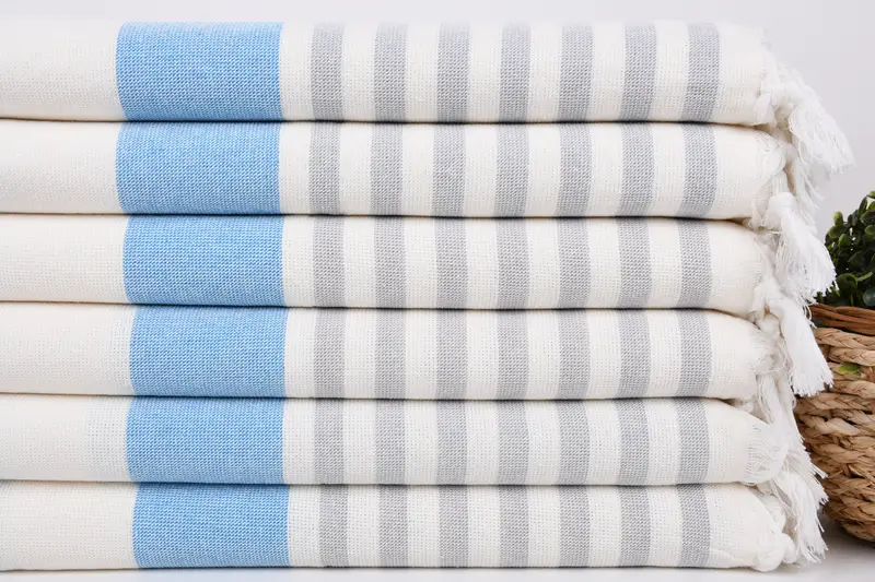 Embroidery Towel, Small Bath Towels, Xmas Gifts, Kitchen Towel, 36x18 Cotton Striped Terry Towel, Personalized Kitchen Towel, Maid Of Honor Gift - 2