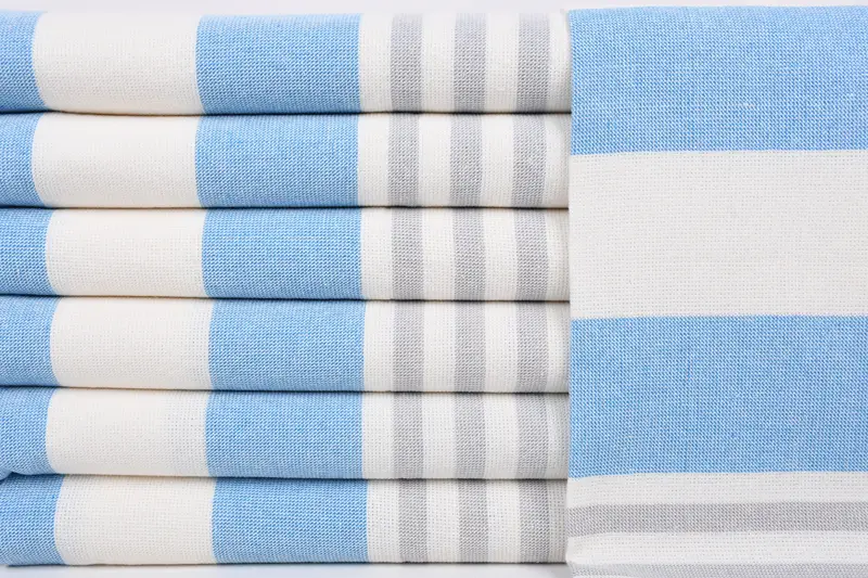 Embroidery Towel, Small Bath Towels, Xmas Gifts, Kitchen Towel, 36x18 Cotton Striped Terry Towel, Personalized Kitchen Towel, Maid Of Honor Gift - 1