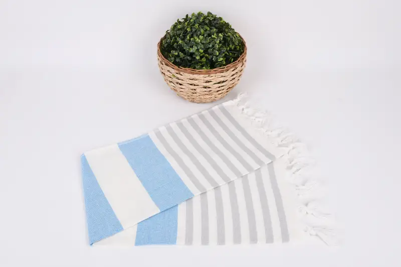 Embroidery Towel, Small Bath Towels, Xmas Gifts, Kitchen Towel, 36x18 Cotton Striped Terry Towel, Personalized Kitchen Towel, Maid Of Honor Gift - 4