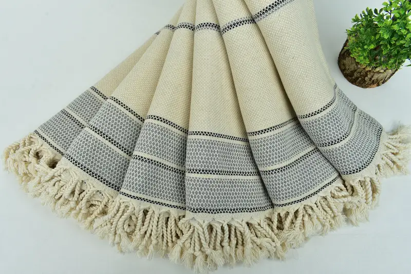 Luxury towel, Arizona Bachelorette Party Favors, Gift For The Home Decor, Bath towel, Gift Boxes Towel, Gifts For Him, 70x36 Cotton Striped Towel - 4