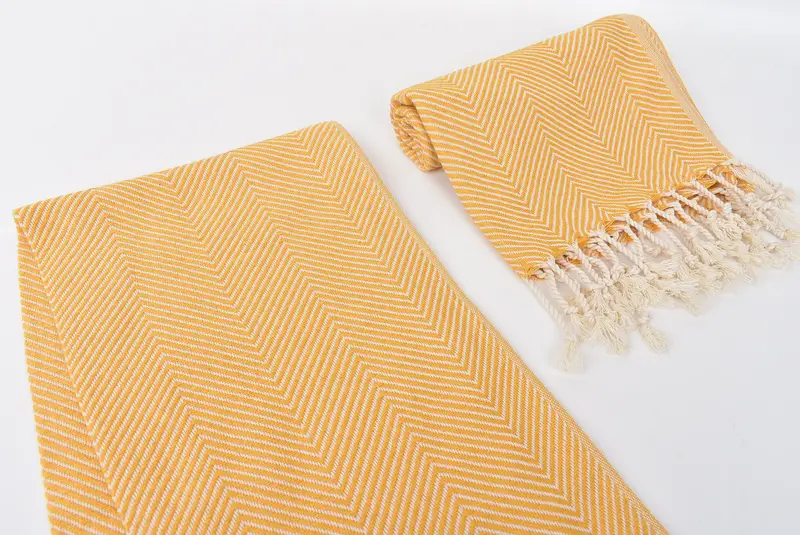 Monogram Kitchen Towel, Best Wedding Gift, Monogram Hand Towel, Summer Towel, Bathroom Towels, Bathroom Hand Towel, 40x20 Cotton Herringbone Towel - 7