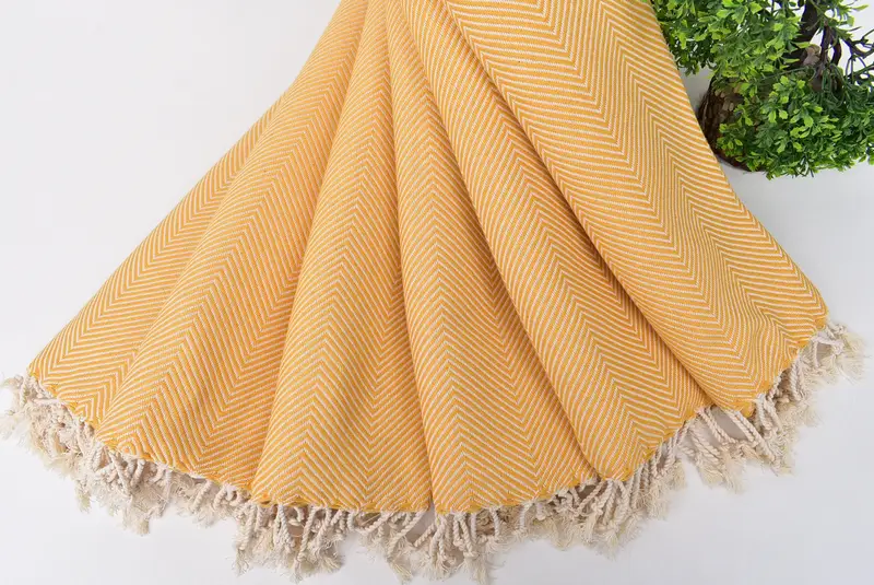 Monogram Kitchen Towel, Best Wedding Gift, Monogram Hand Towel, Summer Towel, Bathroom Towels, Bathroom Hand Towel, 40x20 Cotton Herringbone Towel - 4