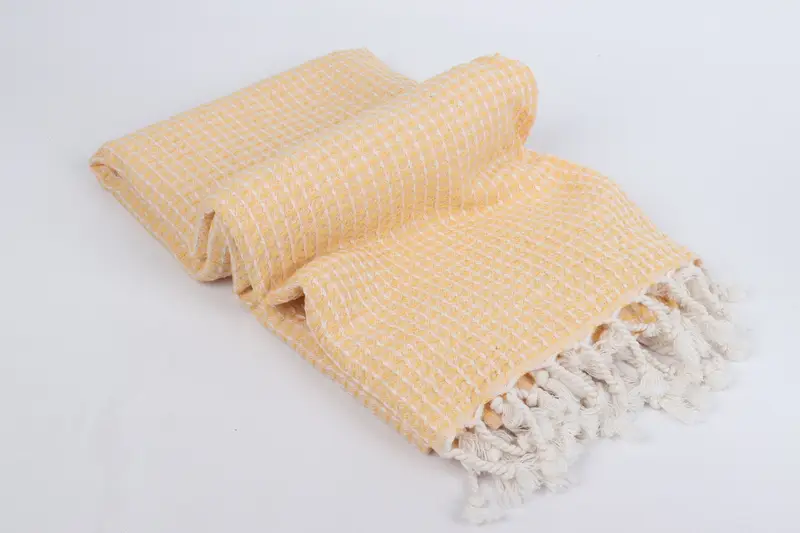 Summer Gift Ideas, Wedding Gift Ideas, Personalized Wedding Gift, Lightweight Turkish towel, Turkish hand towel, 68x36 Cotton Waffle Towel - 6