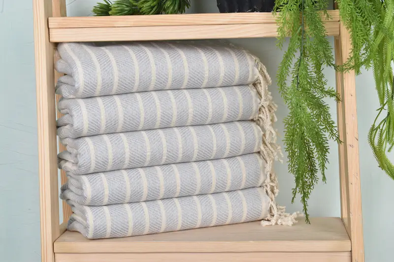 Toalla de gimnasia, favores navideños, toalla a rayas de bambú de 70x40, regalo de despedida de soltera, toalla de playa, regalo de boda personalizado, regalos de boda personalizados