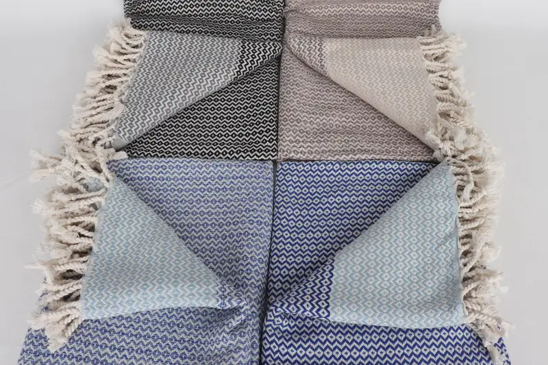 Personalized Turkish Towel, Hammam towel, Lightweight Turkish towel, Towel With Name, Bridesmaid Gifts Personalized, 70x40 Cotton Diamond Towel - 4