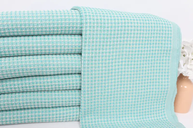Spa Gift, 44x22 Cotton Waffle Towel, Monogrammed Turkish Towel, Monogram Kitchen Towel, Personalized Kitchen Towel, Turkish Towel Hand Towel - 2