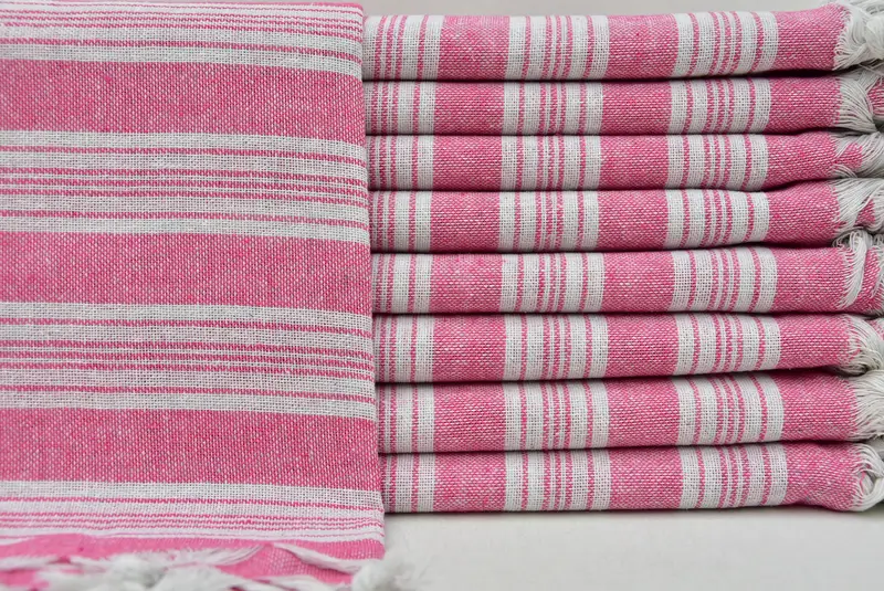 70x40 Cotton Striped Towel, Wedding Gift, Bachelorette Party Gifts, Sand-resistant towel, Bachelorette Favors Beach, Wedding Favors, Peshtemal - 1