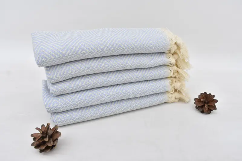 36x20 Cotton Diamond Towel, Turkish Towel Hand Towel, Monogram Kitchen Towel, Small Bath Towels, Beach Theme Bachelorette Party, Halloween Gifts - 2