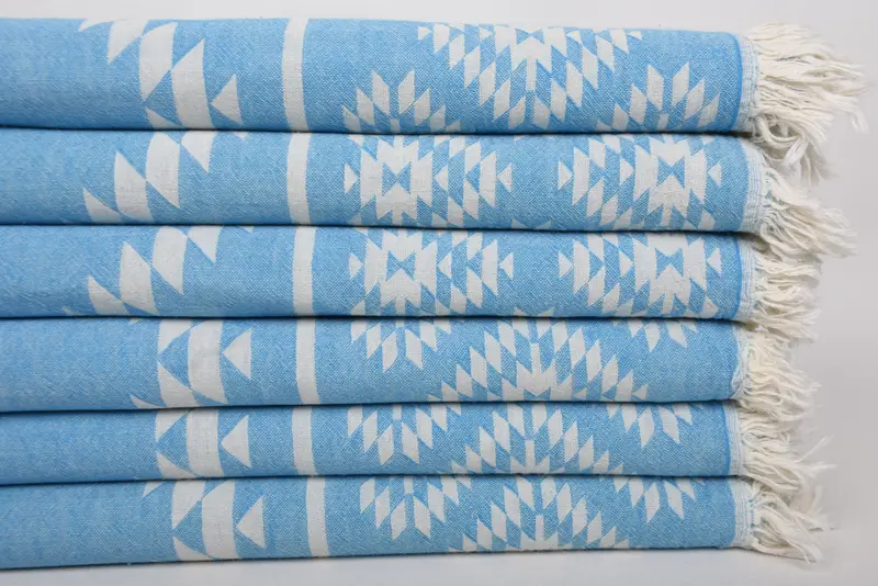 Toalla de regalos de boda, toalla de kilim de algodón 70x36, toalla fouta, regalo del día de la boda para novia, regalo personalizado, toalla de playa turca monograma - 4