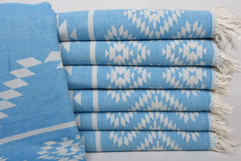 Toalla de regalos de boda, toalla de kilim de algodón 70x36, toalla fouta, regalo del día de la boda para novia, regalo personalizado, toalla de playa turca monograma - 2
