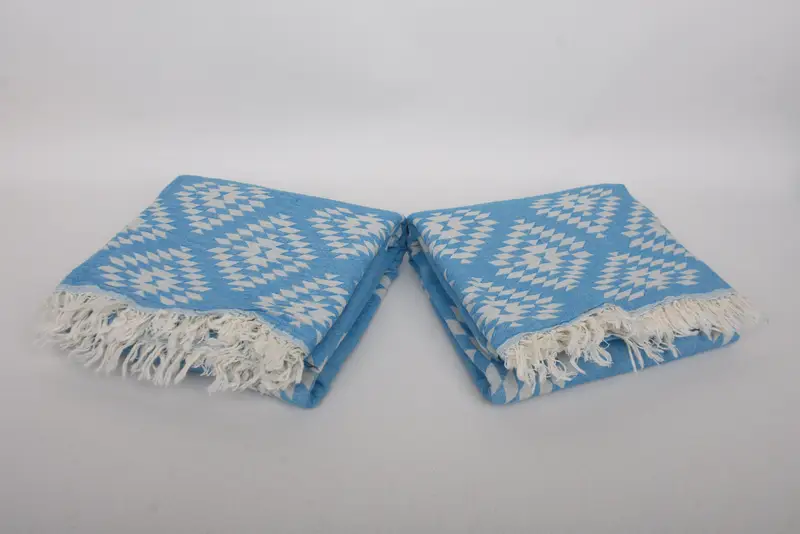 Toalla de regalos de boda, toalla de kilim de algodón 70x36, toalla fouta, regalo del día de la boda para novia, regalo personalizado, toalla de playa turca monograma - 7