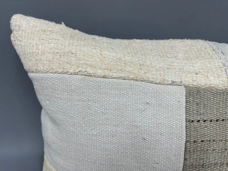 Nomadic Pillow, Pillow Cover, Boho Pillow, Floor Pillow Case, Home Decor Pillow, Armchair Pillow Cover, Pillow for Sofa, 16x43 Beige Cushion Cover - 5