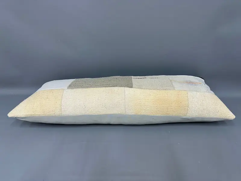 Nomadic Pillow, Pillow Cover, Boho Pillow, Floor Pillow Case, Home Decor Pillow, Armchair Pillow Cover, Pillow for Sofa, 16x43 Beige Cushion Cover - 7