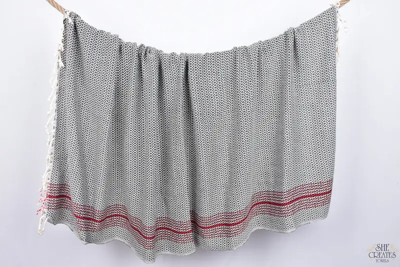 Türk havlu monogramı, çalışan hediyeleri, düğün hediyeleri havlu, monogramlı plaj havlu, el yapımı Türk hamam havlu, peshtemal havlu, lüks havlu - 8