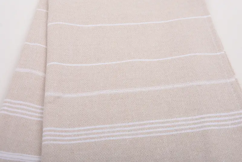 Monogram havlu, onun için kişiselleştirilmiş hediye, kişiselleştirilmiş mutfak havlu, 38x18 pamuklu çizgili havlu, kişiselleştirilmiş el havlu, nedime hediyeleri - 4