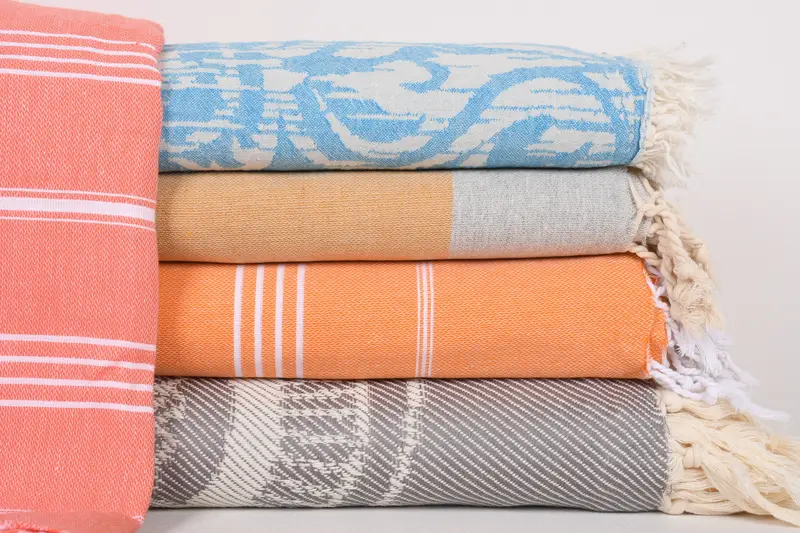 80x60 Cotton Set of 5 Towel, Beach Theme Bachelorette Party, Bridesmaid Gifts, Quenn Bedspread, Monogram Blanket, Personalized Blanket - 1