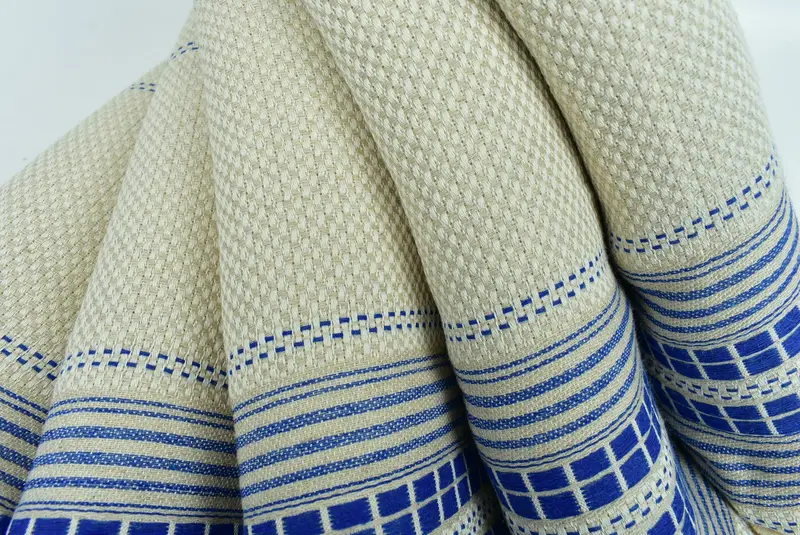 Customized Turkish Towel, Kids Beach Towel, Travel towel, Turkish bath towel, Handmade Gift, 68x40 Linen Striped Towel, House Warming Gift - 5