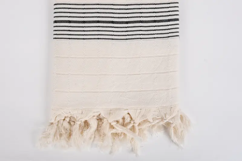 Toalla suave, toalla a rayas de algodón de 70x40, toalla de algodón, favores de Navidad, toalla de baño turco, toalla de baño turca ligera de gran tamaño EE. UU., Toalla de yoga - 3