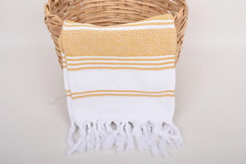 Wedding Gift, Kitchen Towel, Monogram Hand Towel, Gift For The Home Decor, 40x18 Cotton Diamond Towel, Wedding Shower Gift, Wedding Anniversary Gift - 5
