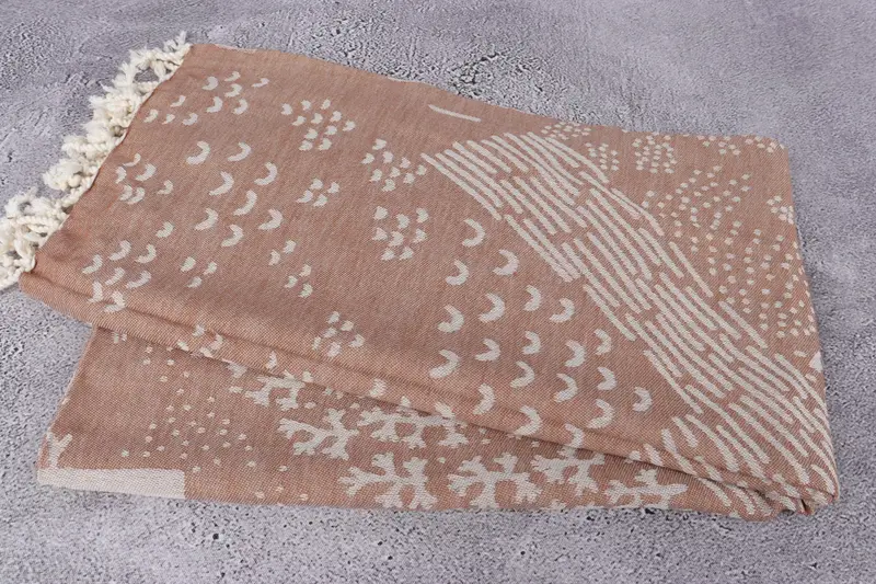 Best Wedding Gift, Housewarming Gift, Bachelorette Party Decorations, Valentines Day Gift For Him, Gifts For Him, 68x40 Cotton Mountain Design Towel - 7